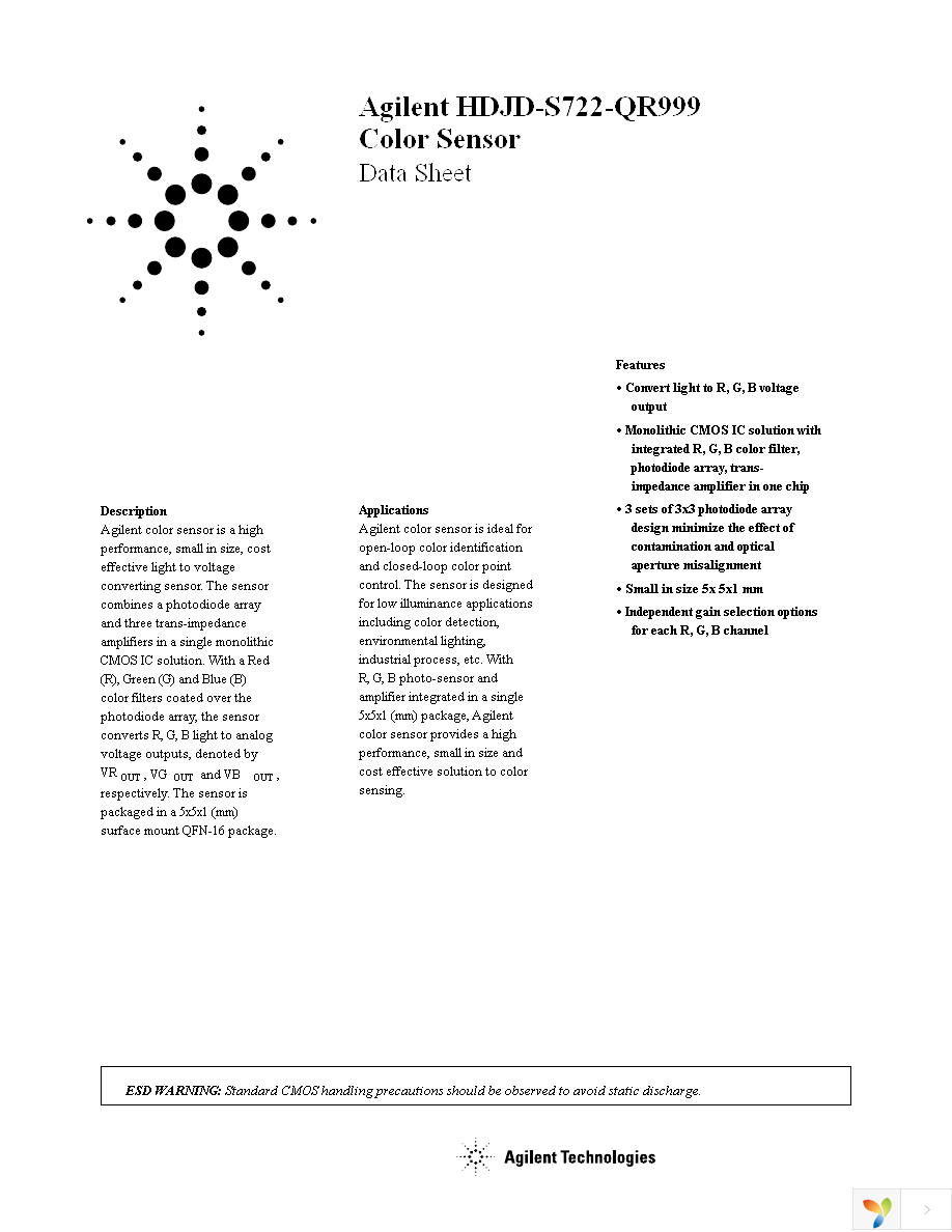 HDJD-JD02 Page 1