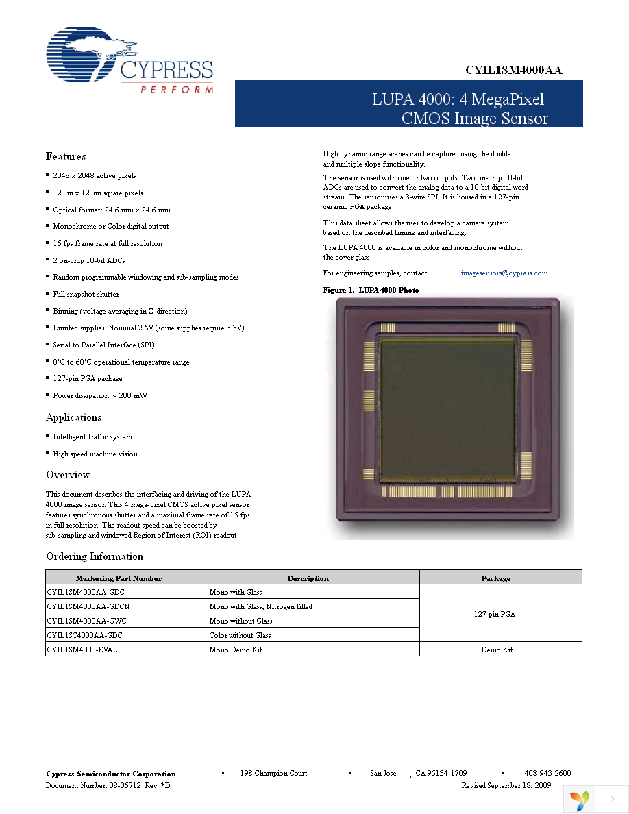 CYIL1SM4000-EVAL Page 1