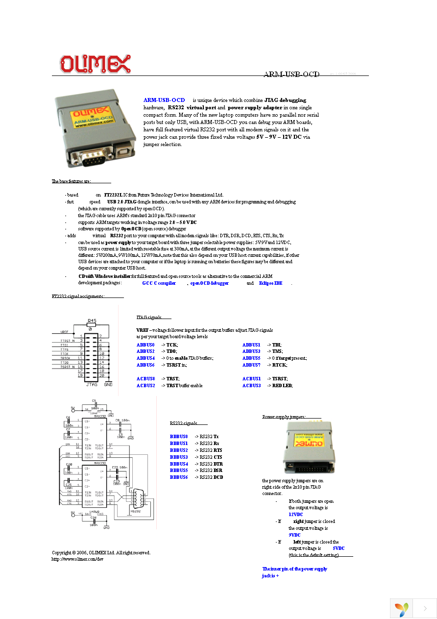 ARM-USB-TINY-H Page 1