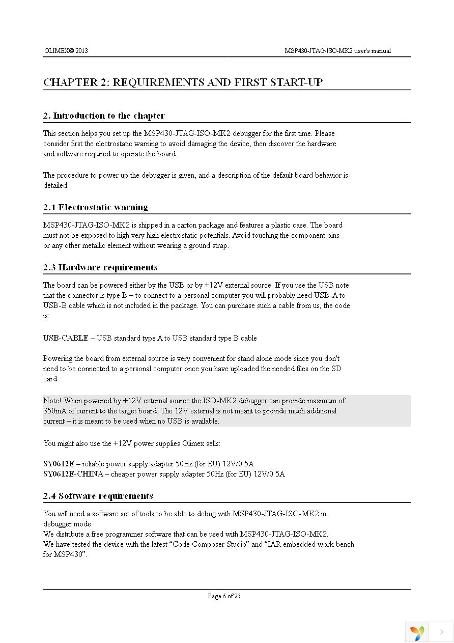 MSP430-JTAG-ISO-MK2 Page 6