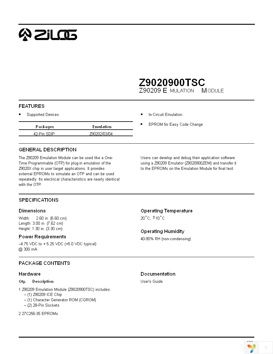 Z9020900TSC Page 1