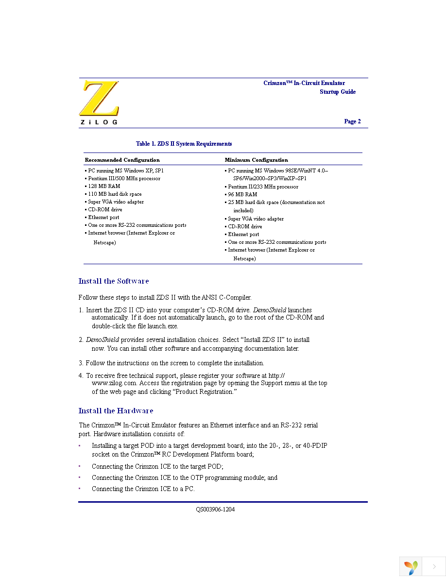 ZLP323ICE01ZEM Page 2