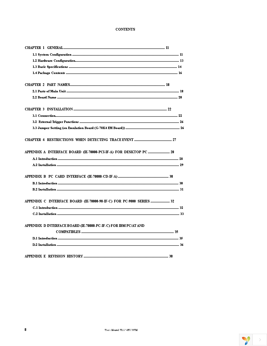 IE-78K4-NS Page 10