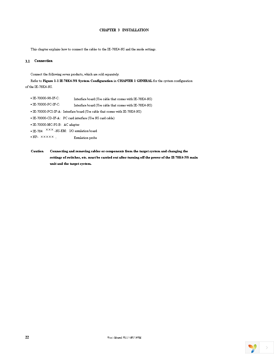 IE-78K4-NS Page 24