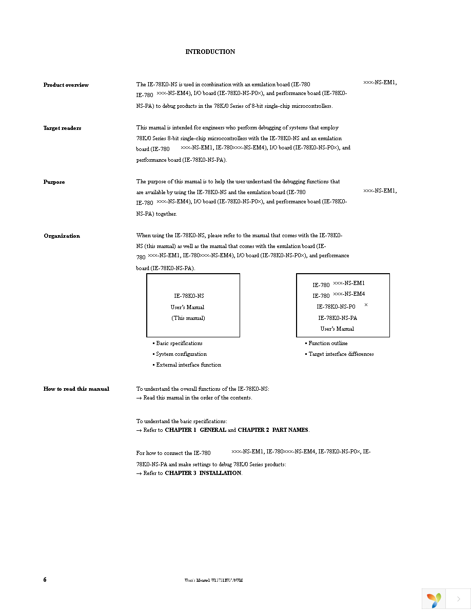 IE-78K0-NS Page 8