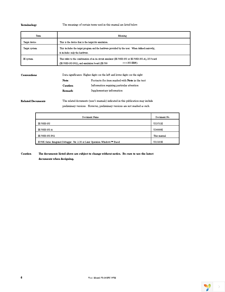 IE-78K0-NS-P02 Page 8