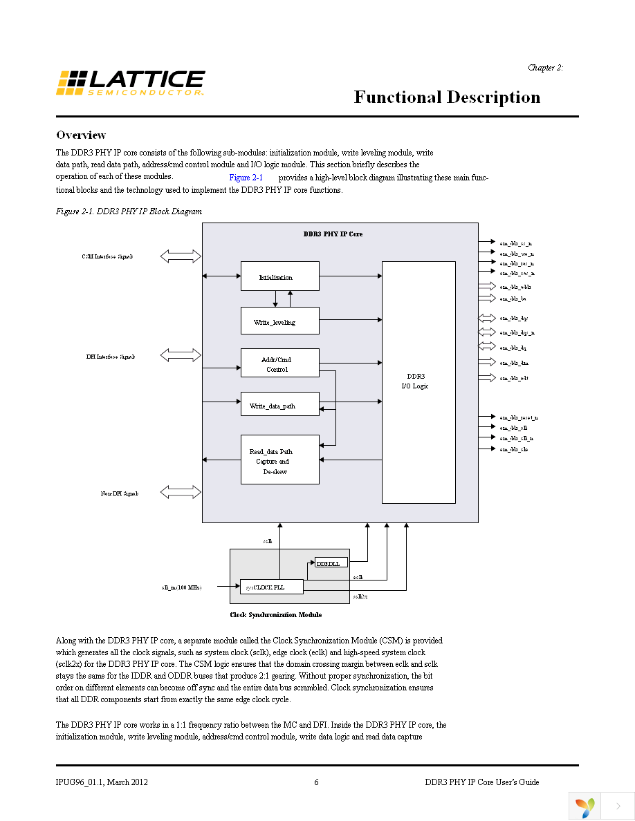 DDR3-PHY-E3-U Page 6