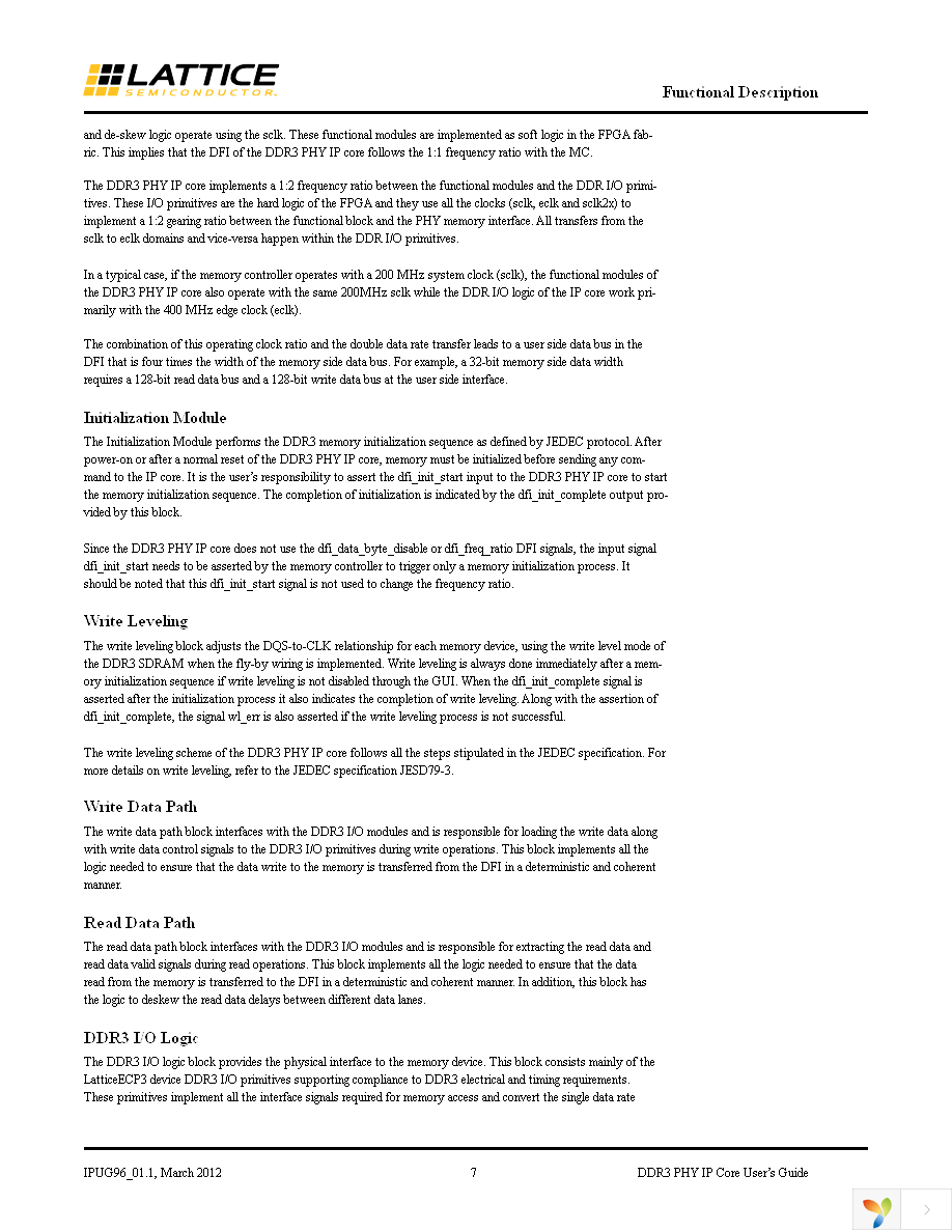 DDR3-PHY-E3-U Page 7