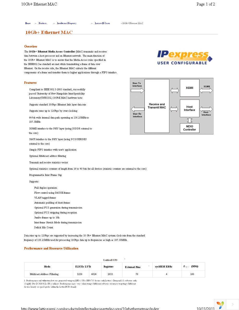 ETHER-10G-SC-U4 Page 1