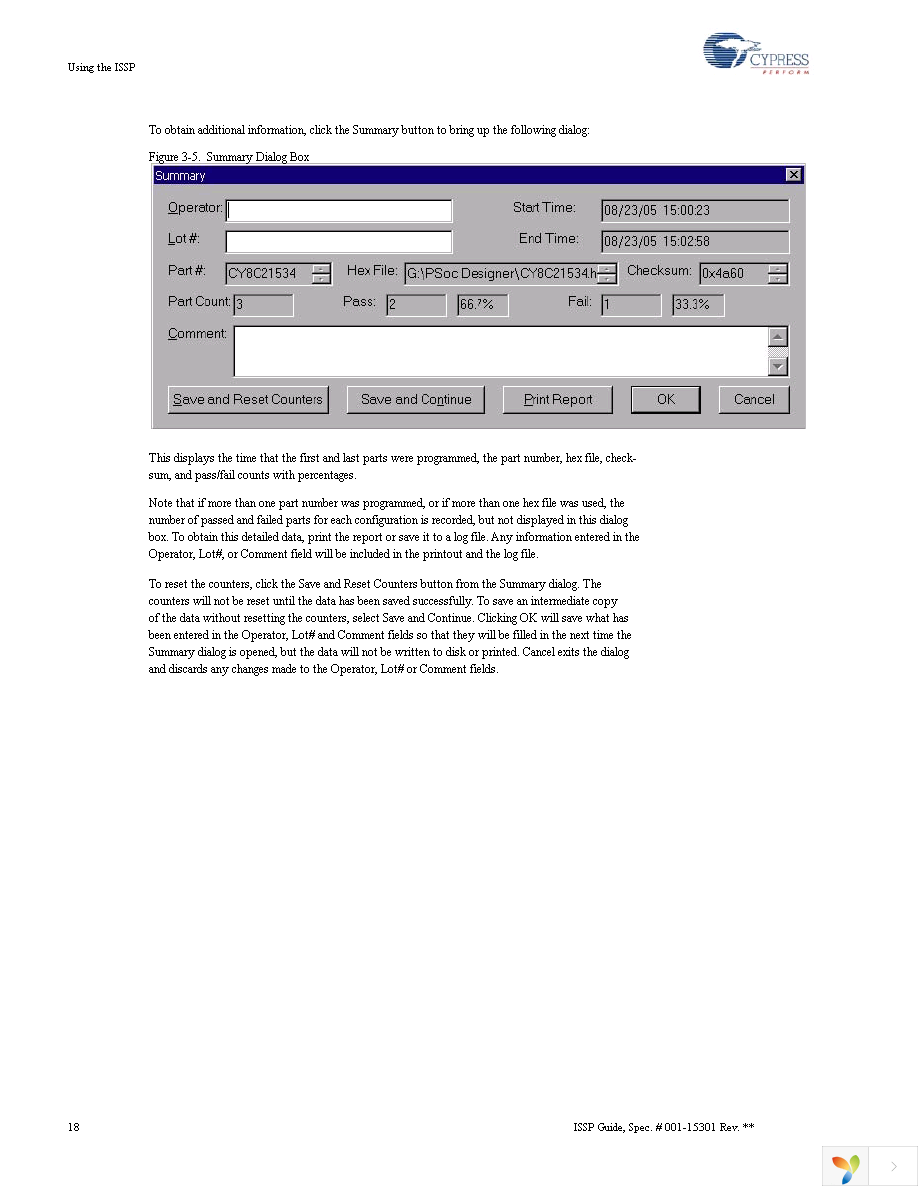 CY3207ISSP Page 18