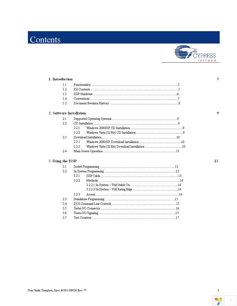 CY3207ISSP Page 3