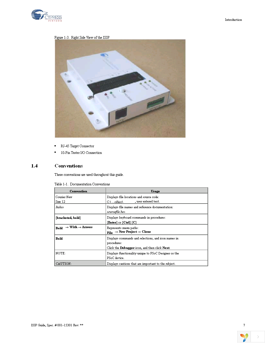 CY3207ISSP Page 7