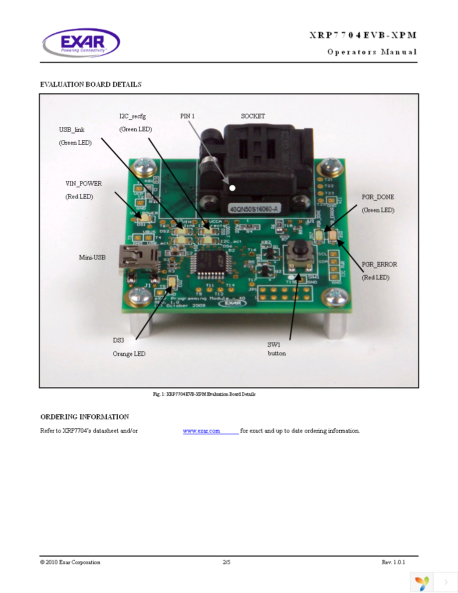 XRP7704EVB-XPM Page 2