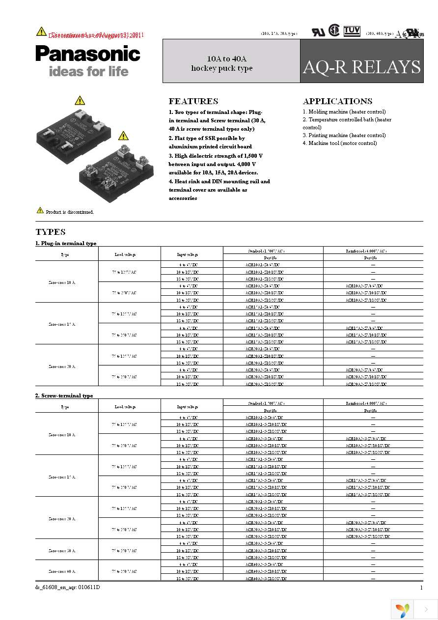 AQP-HS-20A Page 1