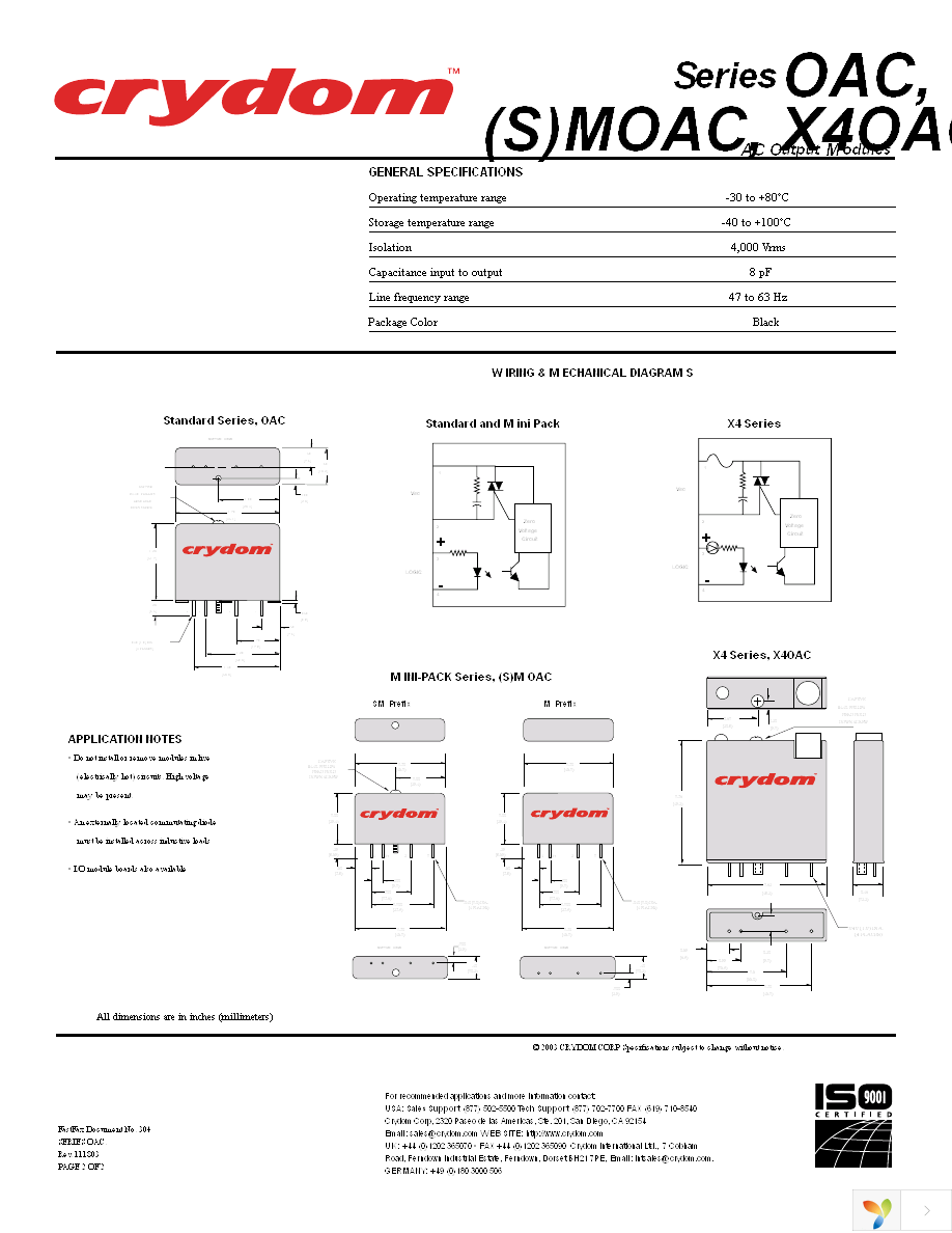 X4OAC15A Page 2