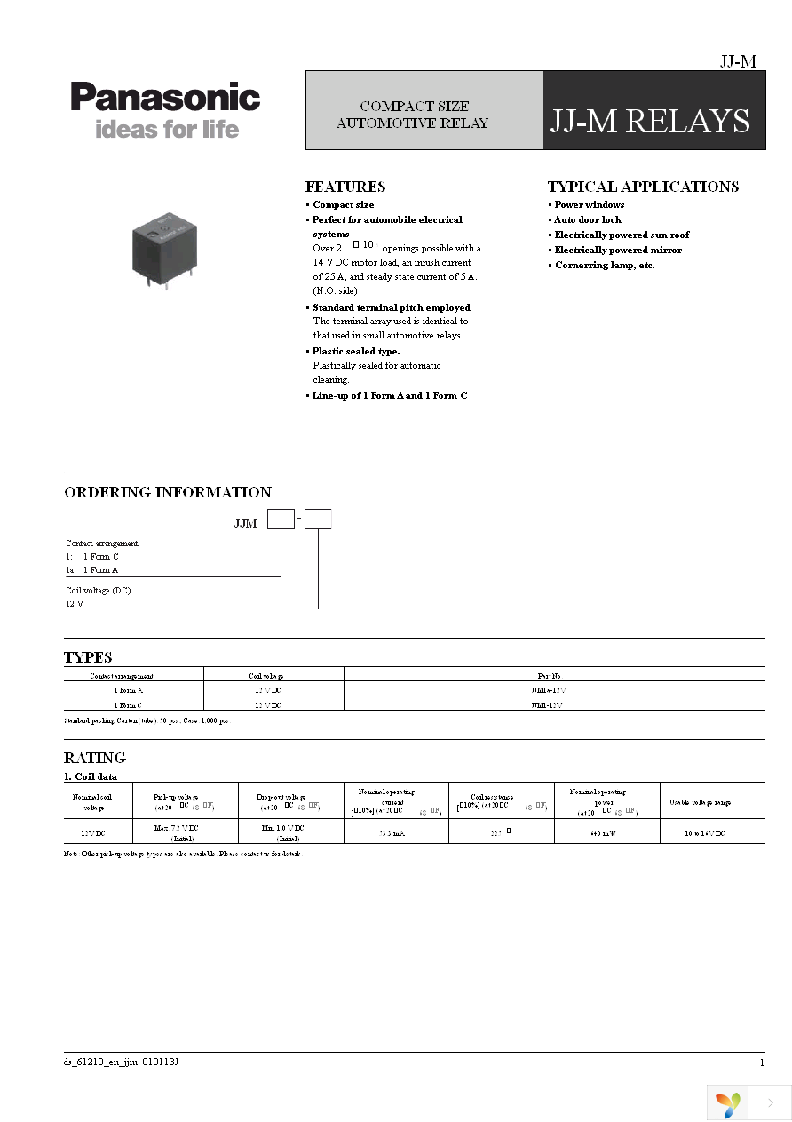 JJM1-12V Page 1