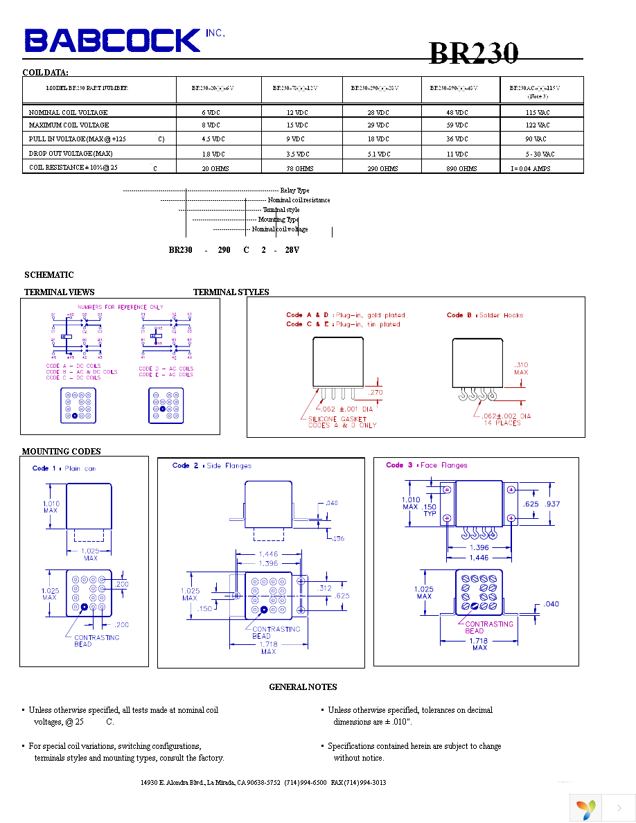 BR230-290C2-28V-020M Page 2