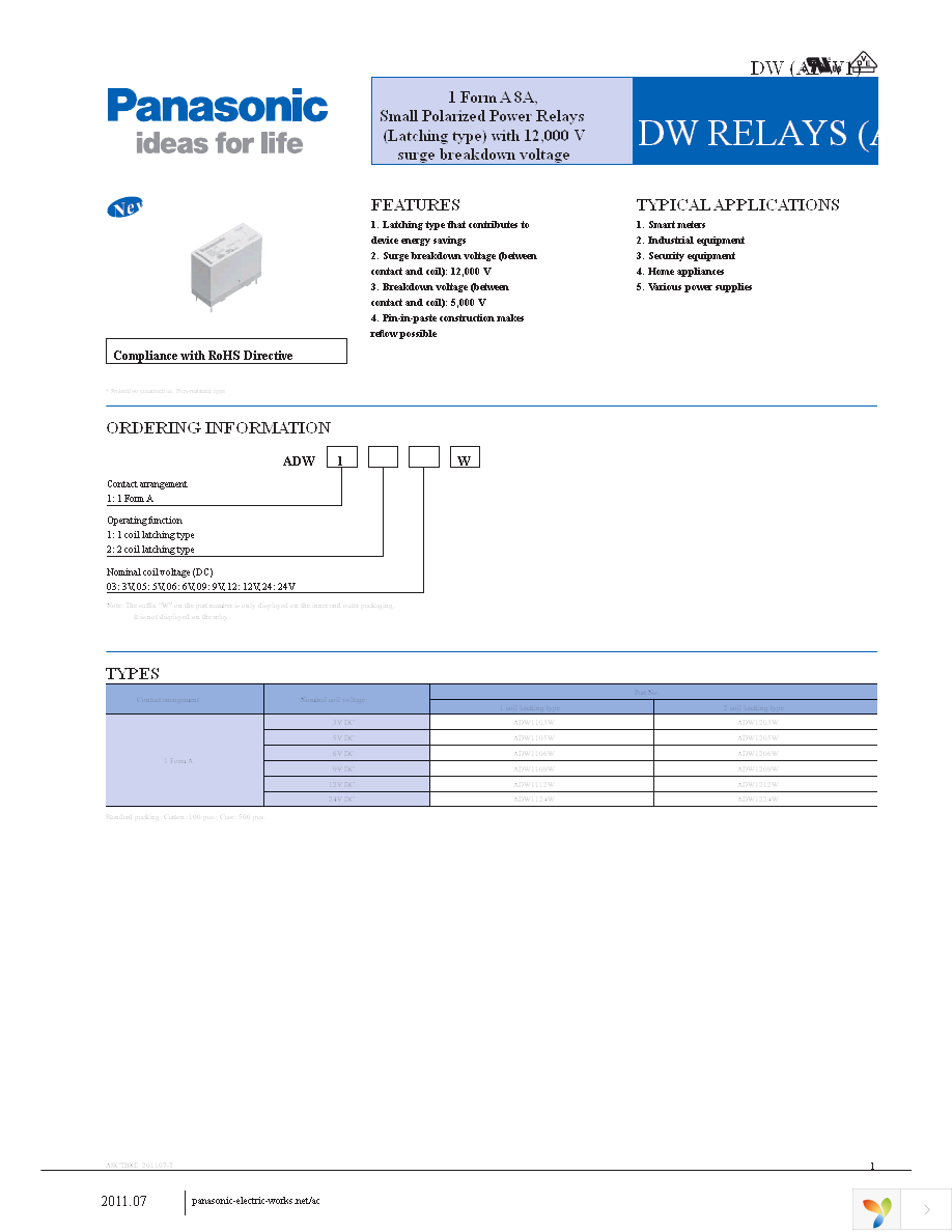 ADW1209W Page 1