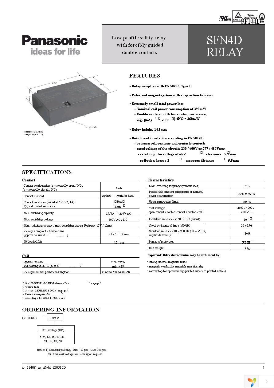 SFN4D-DC24V Page 1