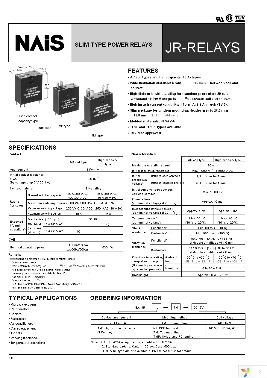 JR1AF-DC6V Page 1