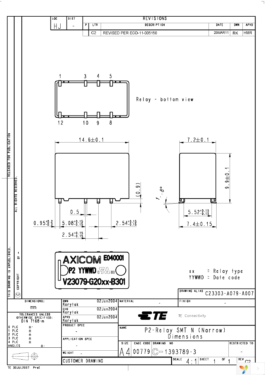 V23079G2003B301 Page 1