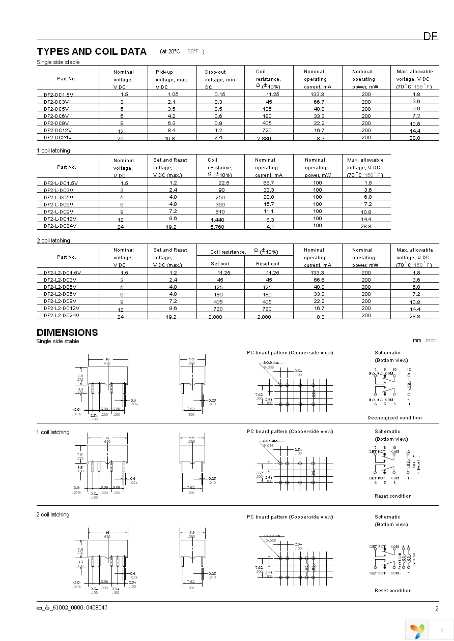 DF2E-L2-DC9V Page 2