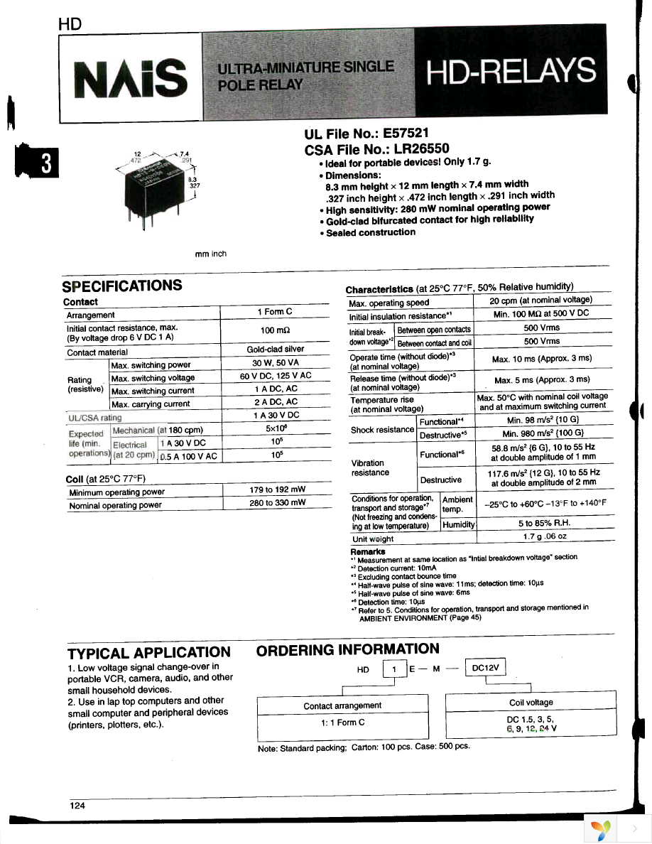 HD1E-M-DC12V Page 1