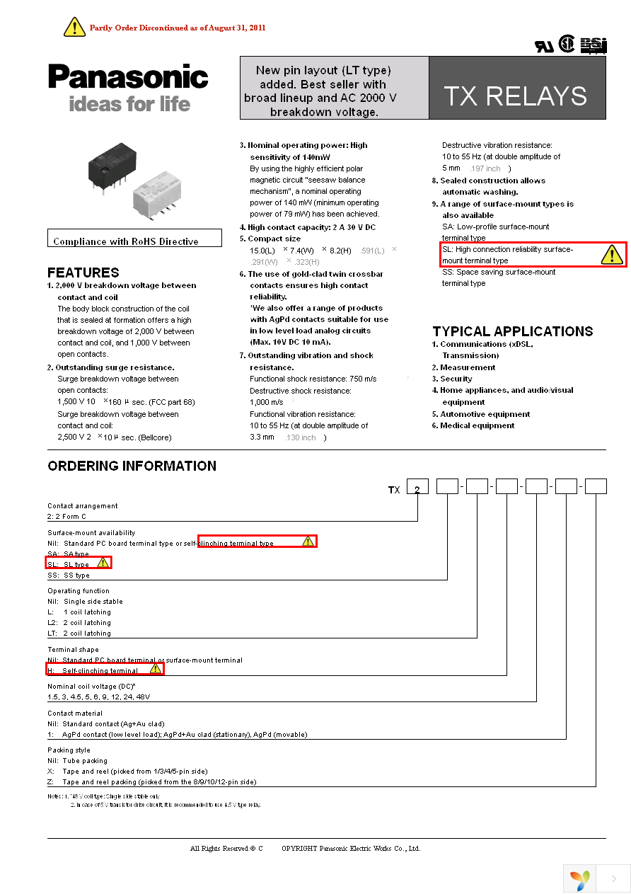 TX2SL-48V Page 1