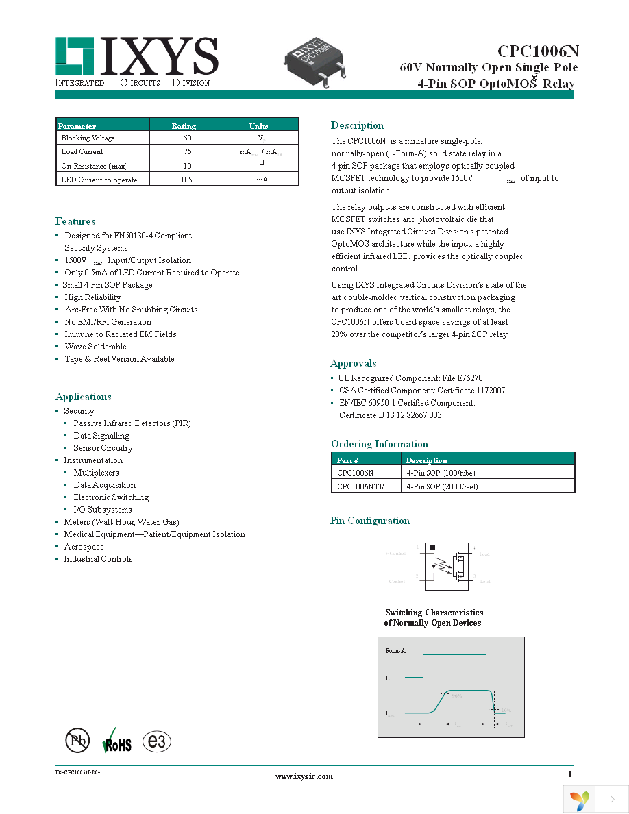 CPC1006N Page 1