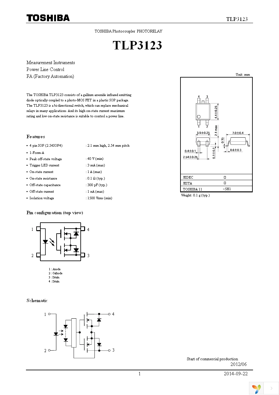 TLP3123(F) Page 1