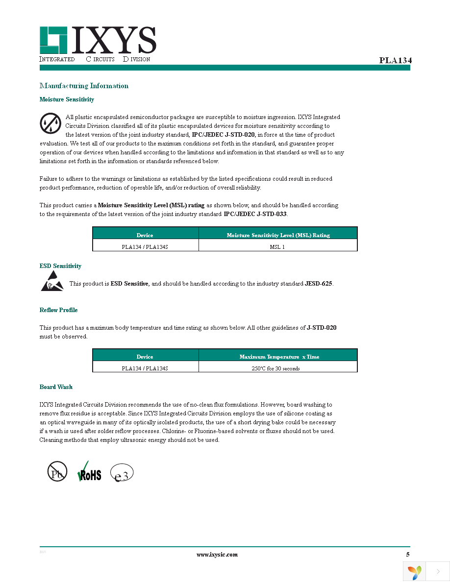 PLA134STR Page 5