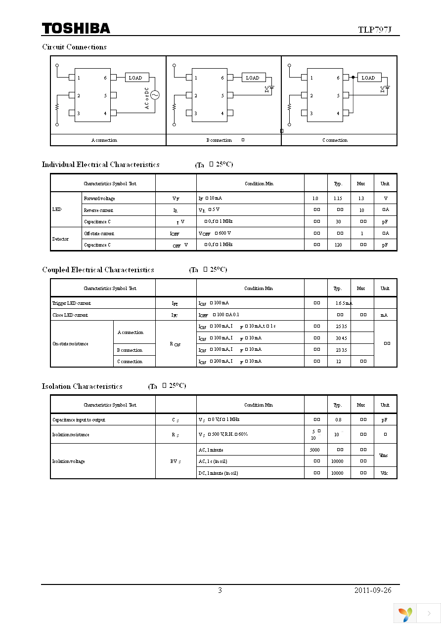 TLP797J(F) Page 3