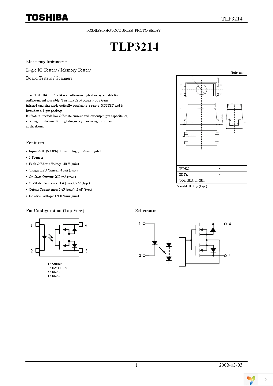 TLP3214(TP15,F) Page 1