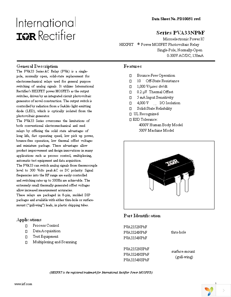 PVA2352NPBF Page 1