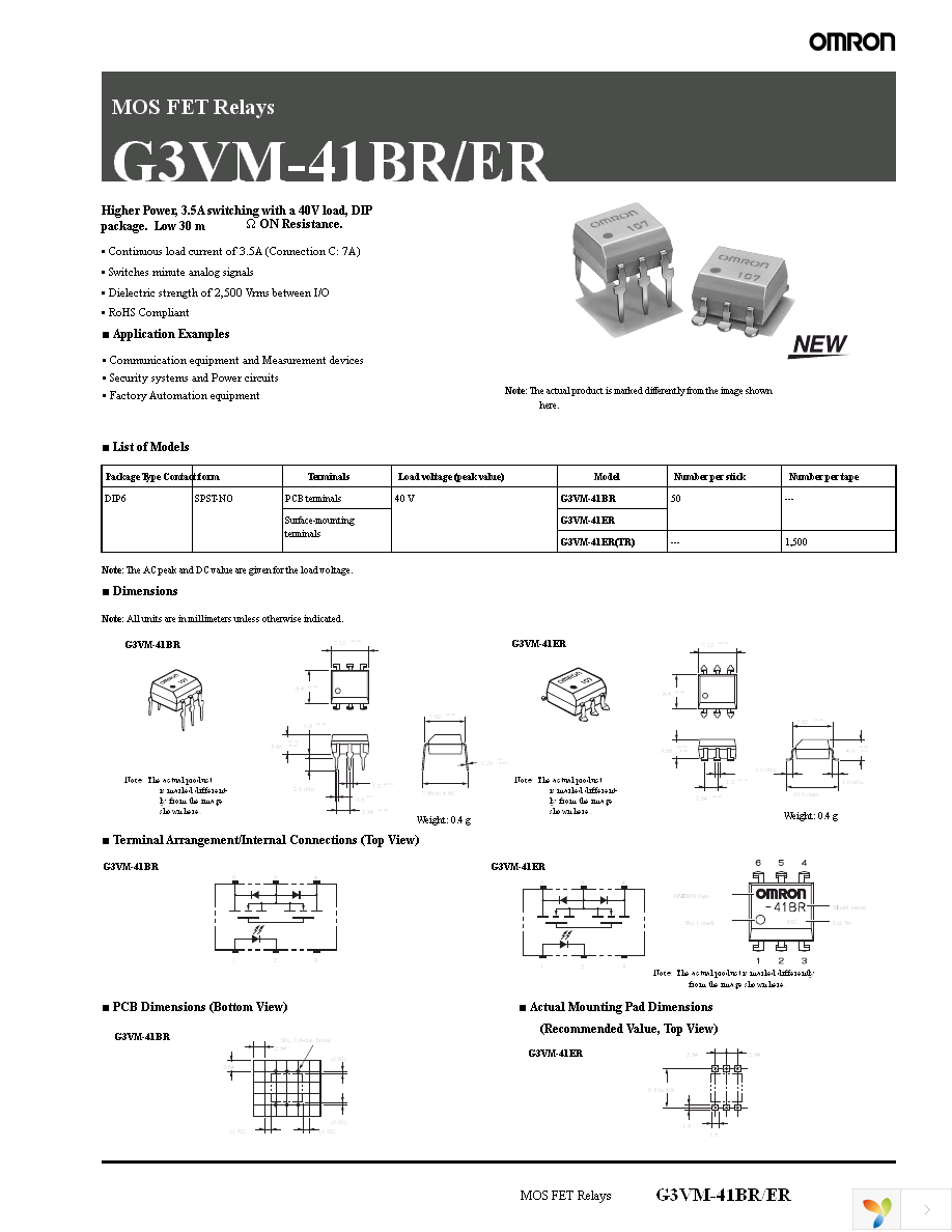 G3VM-41BR Page 1