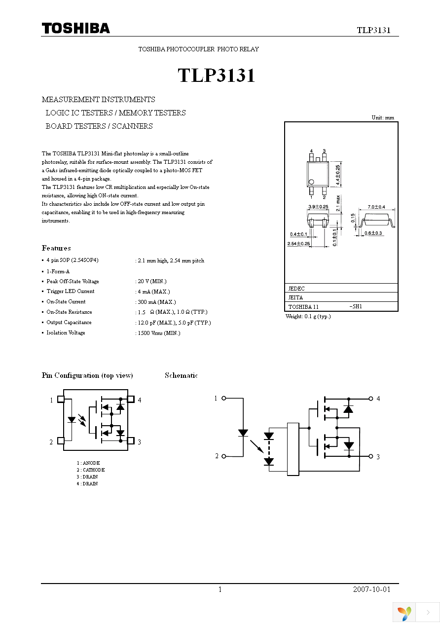 TLP3131(F) Page 1