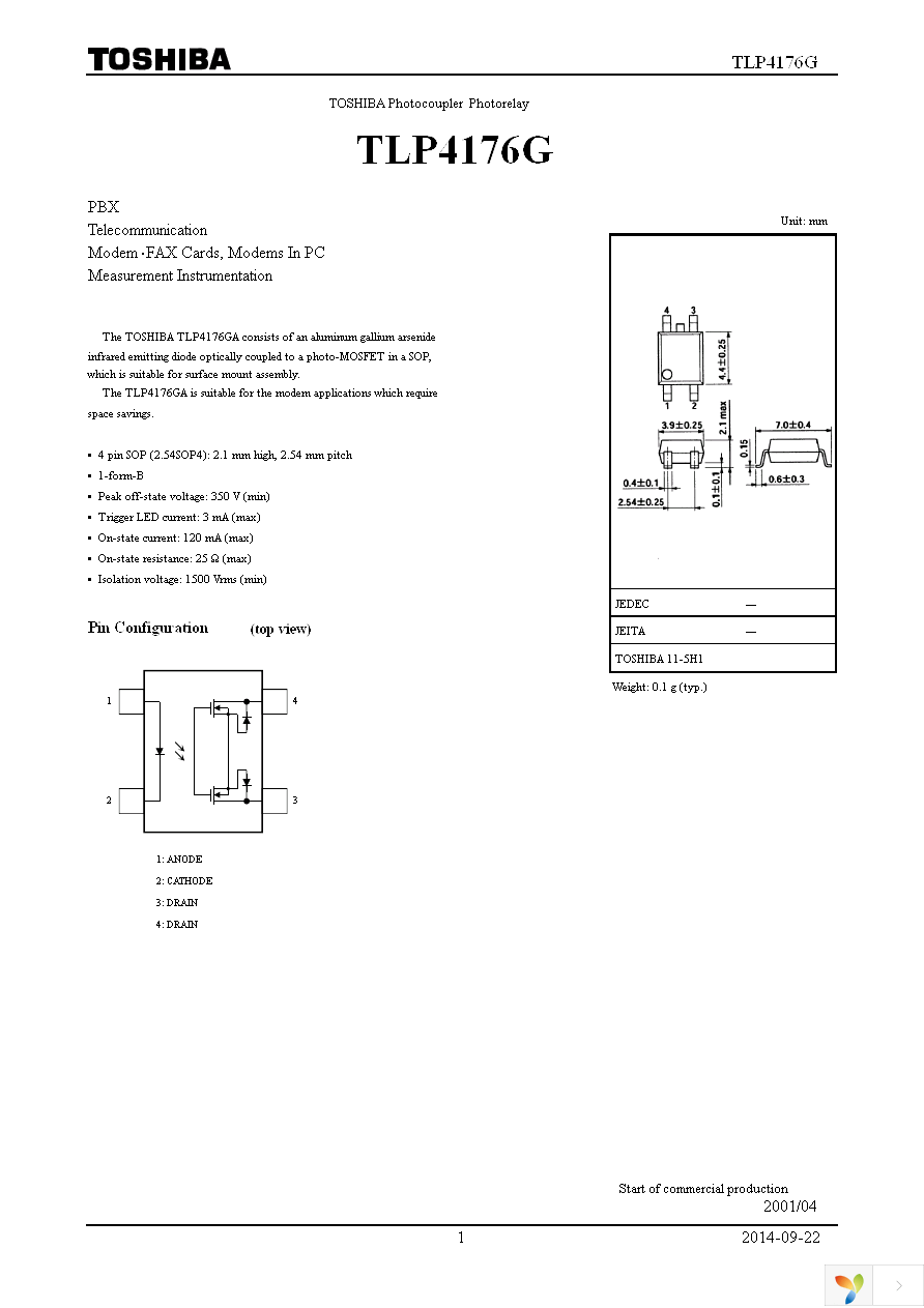 TLP4176G(F) Page 1