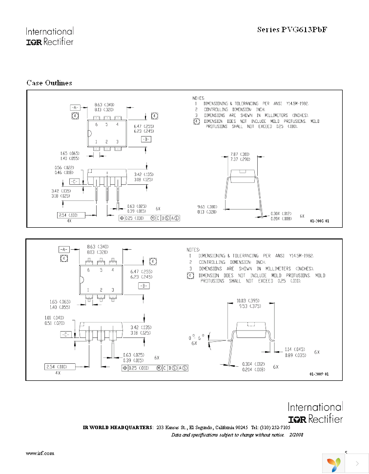 PVG613SPBF Page 5