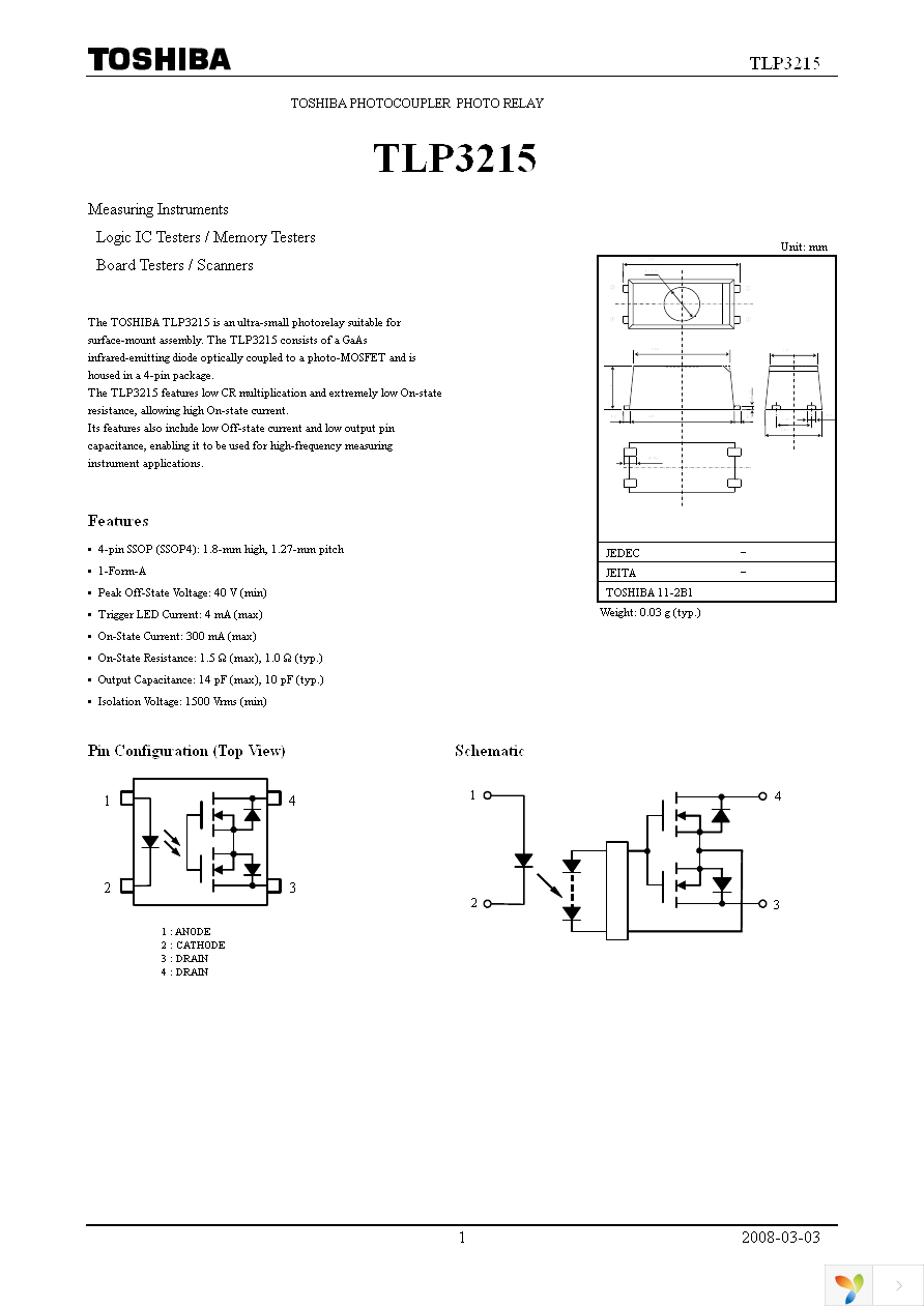 TLP3215(TP15,F) Page 1