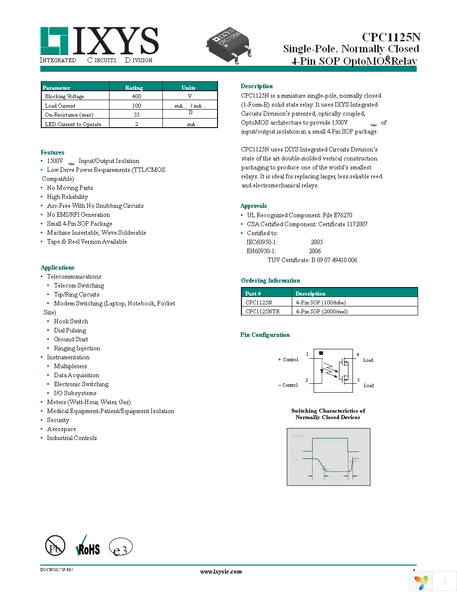 CPC1125N Page 1