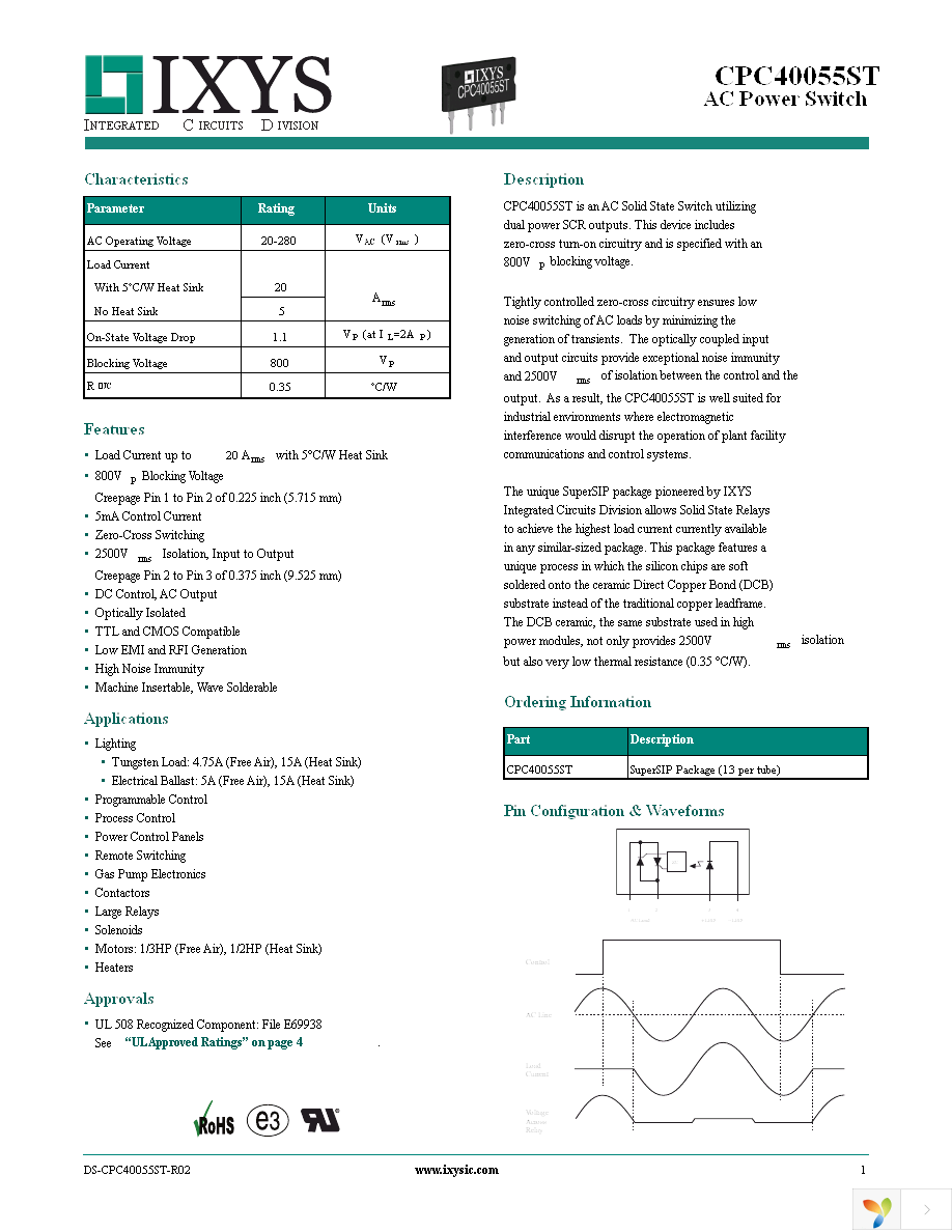 CPC40055ST Page 1