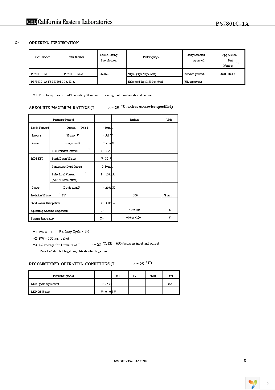 PS7801C-1A-A Page 3