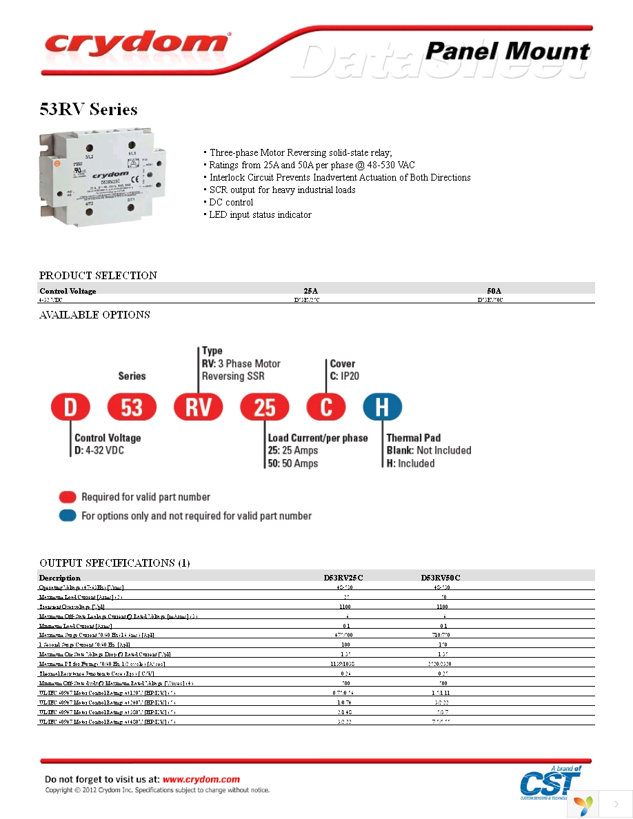 D53RV50C Page 1