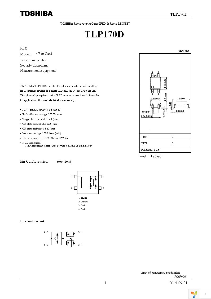 TLP170D(F) Page 1