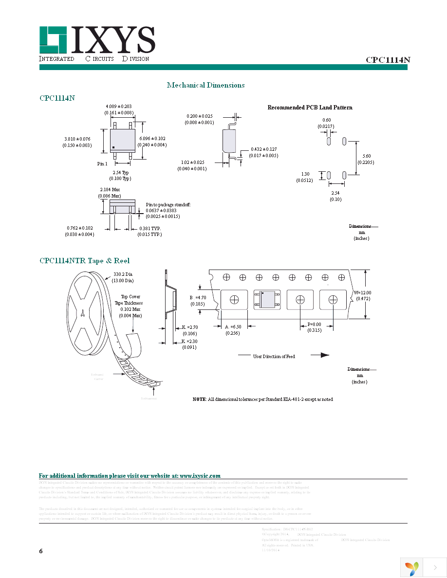 CPC1114NTR Page 6