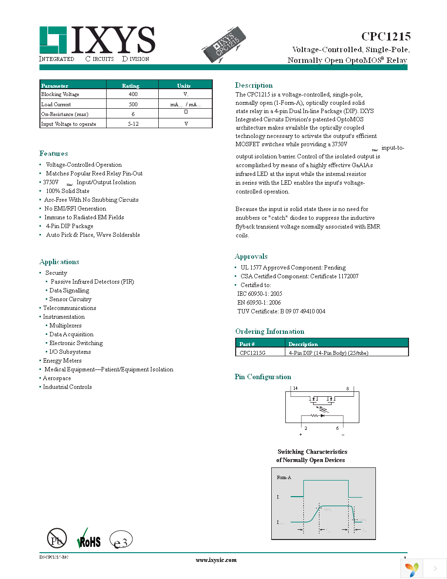 CPC1215G Page 1