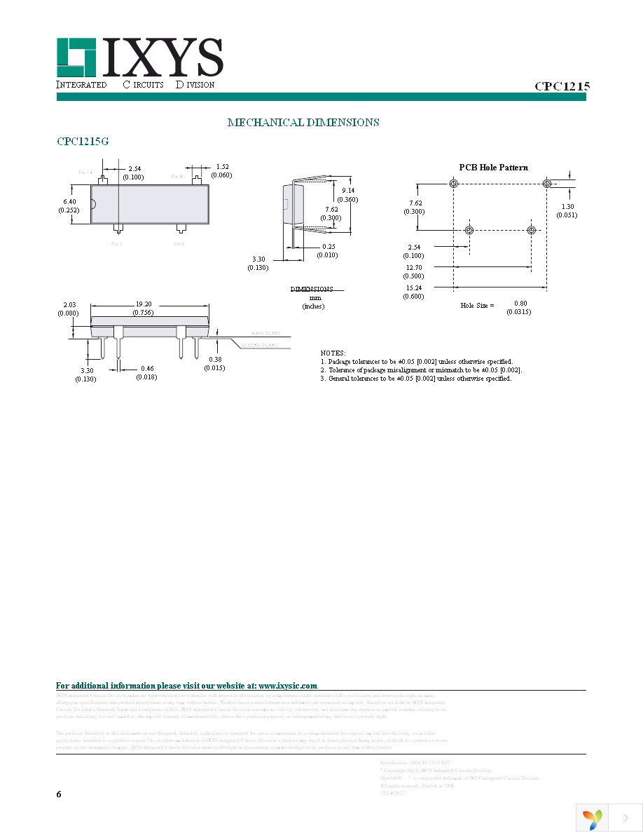 CPC1215G Page 6