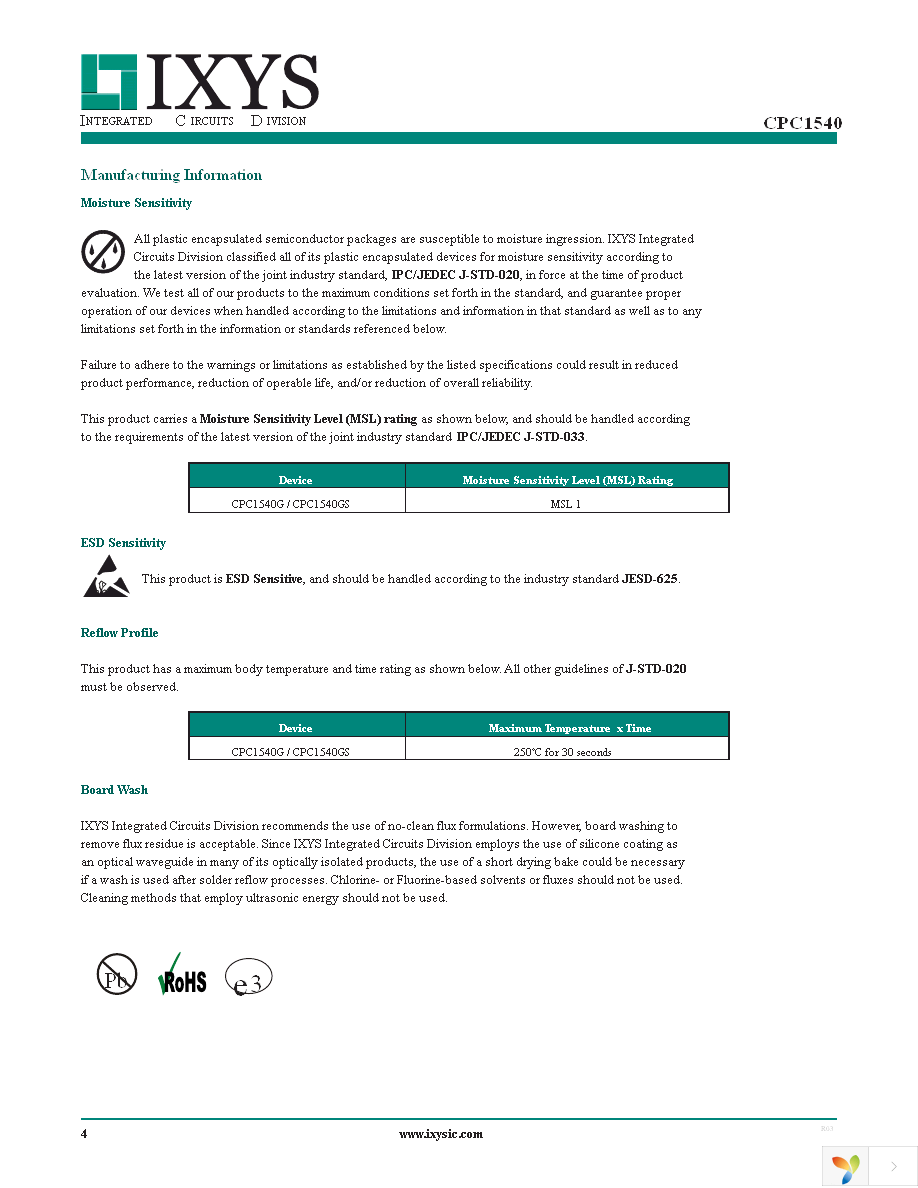 CPC1540GSTR Page 4