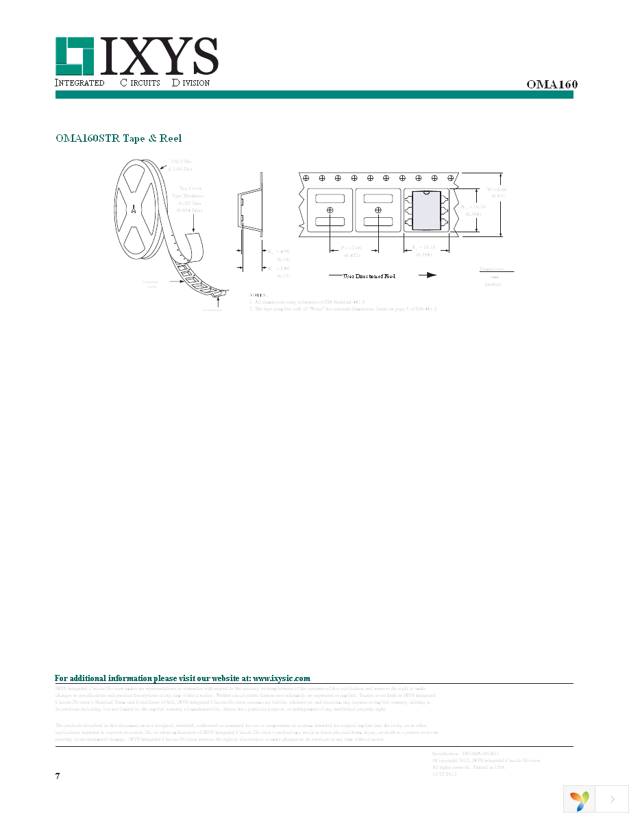 OMA160STR Page 7