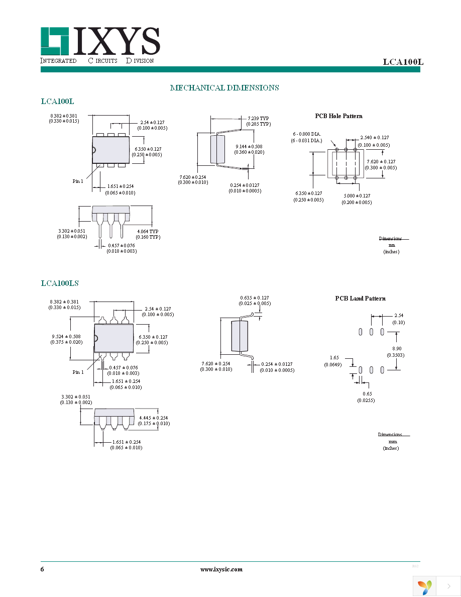 LCA100LSTR Page 6